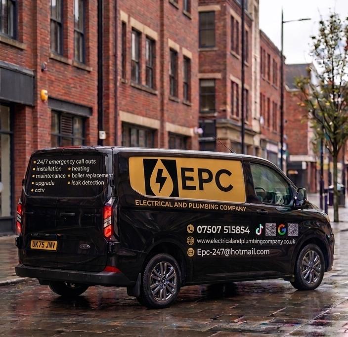 EPC branded work van